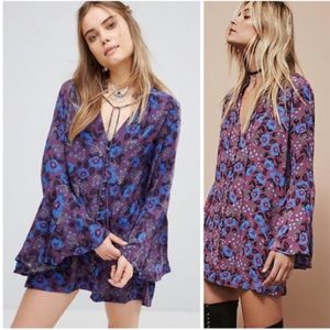 NWT FREE PEOPLE MAGIC MYSTERY TUNIC BLOUSE